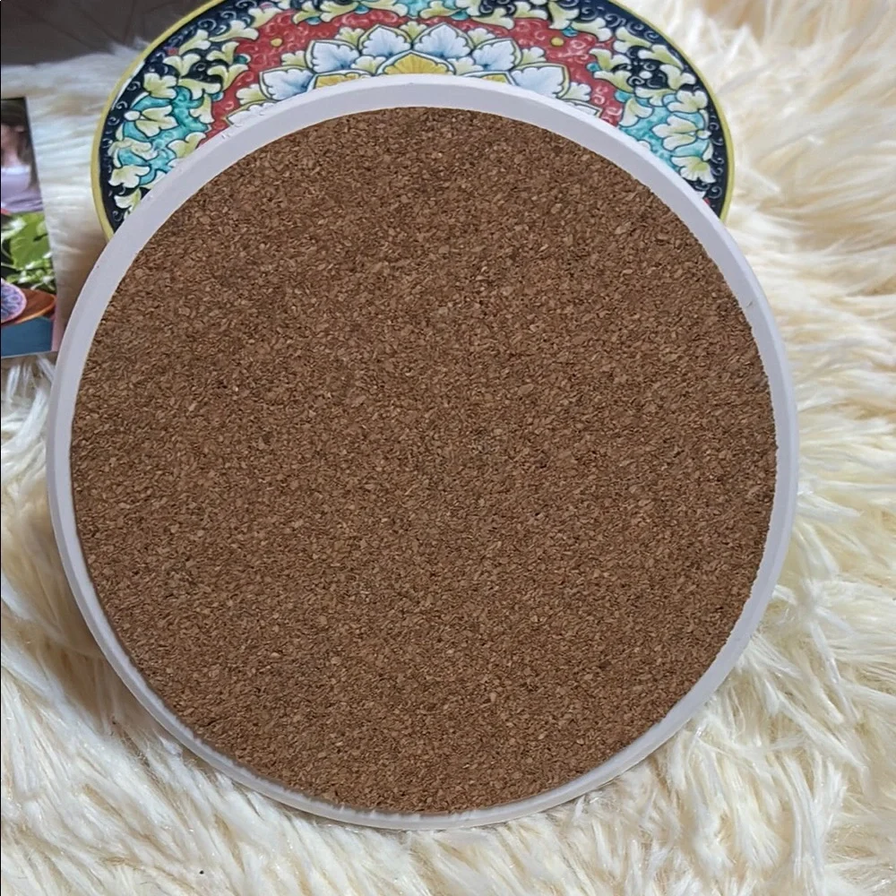 Decorative Coaster Set‎ - Multicolor